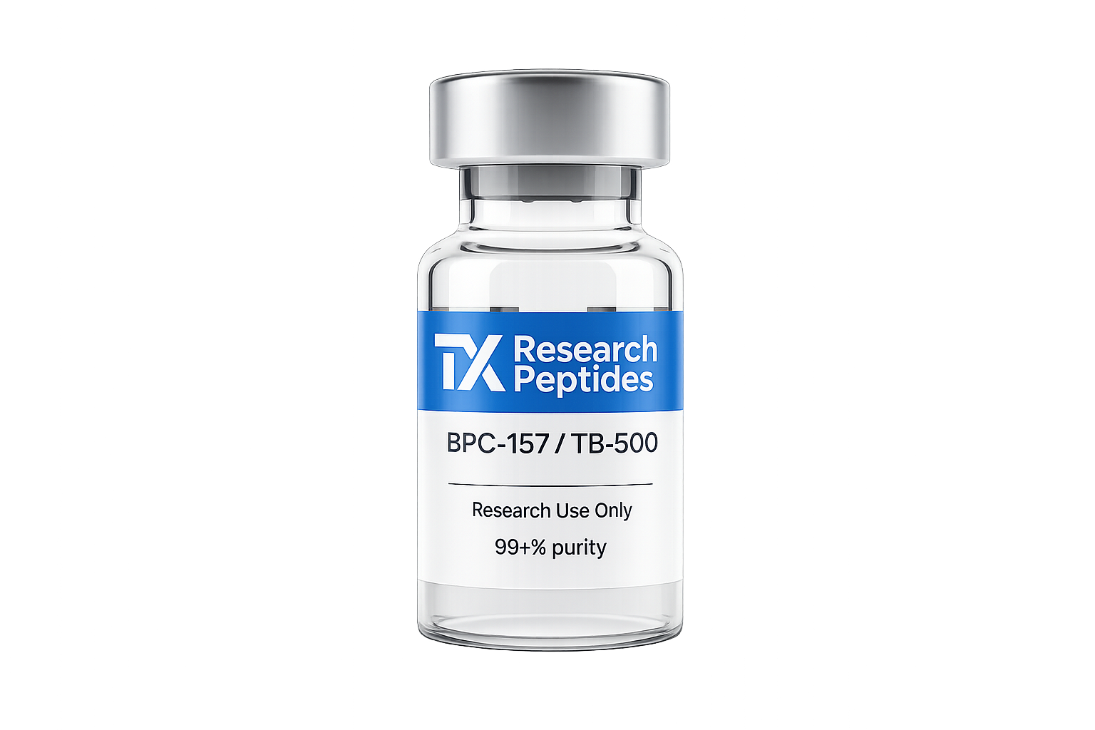 BPC-157 / TB-500 research peptide vial