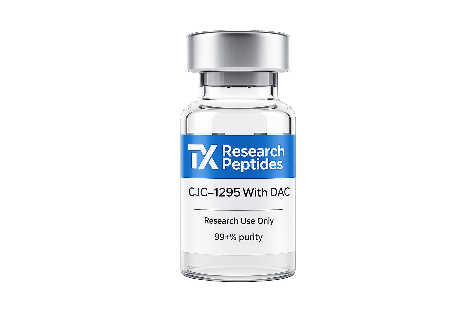 CJC-1295 With DAC research peptide vial