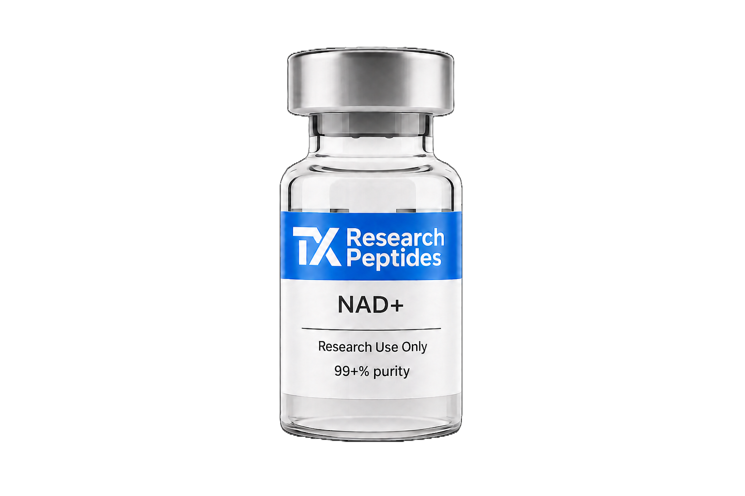 NAD+ research peptide vial