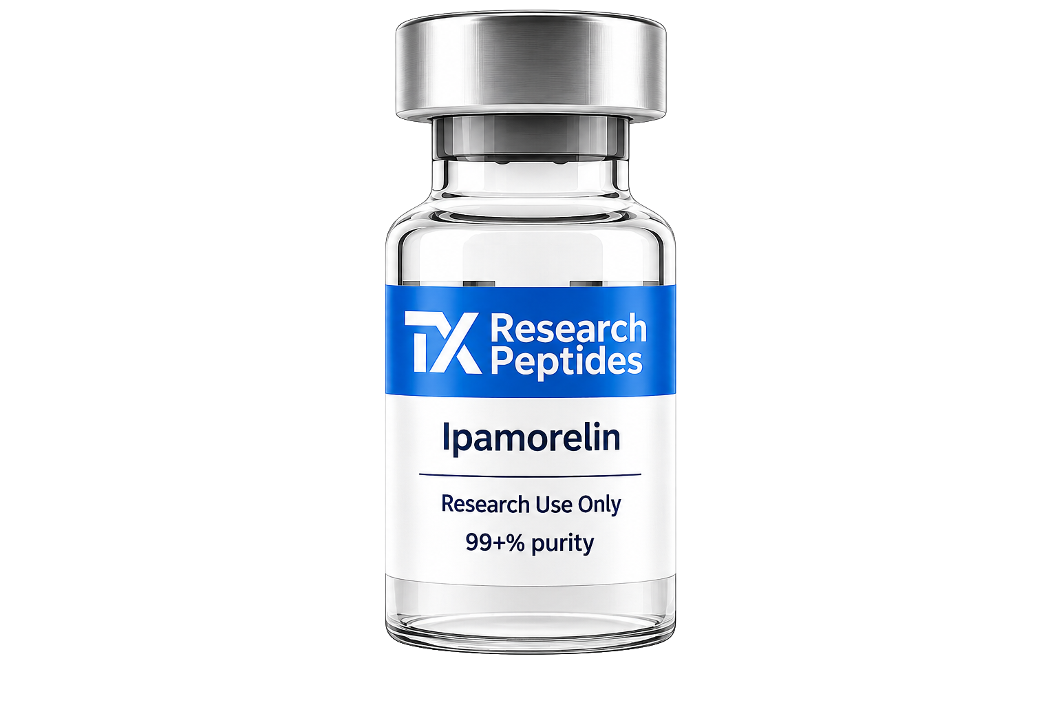 Ipamorelin research peptide vial